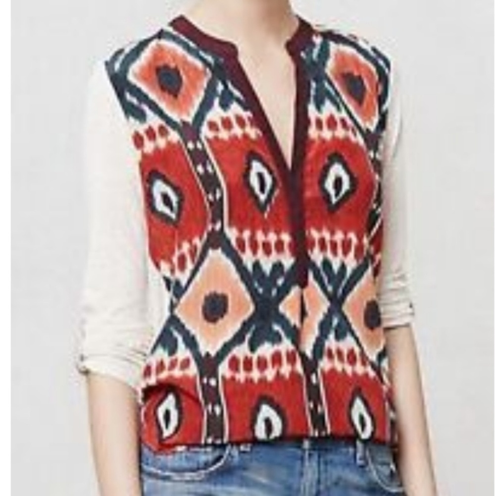 Tiny Anthropologie Sima Ikat Top‎